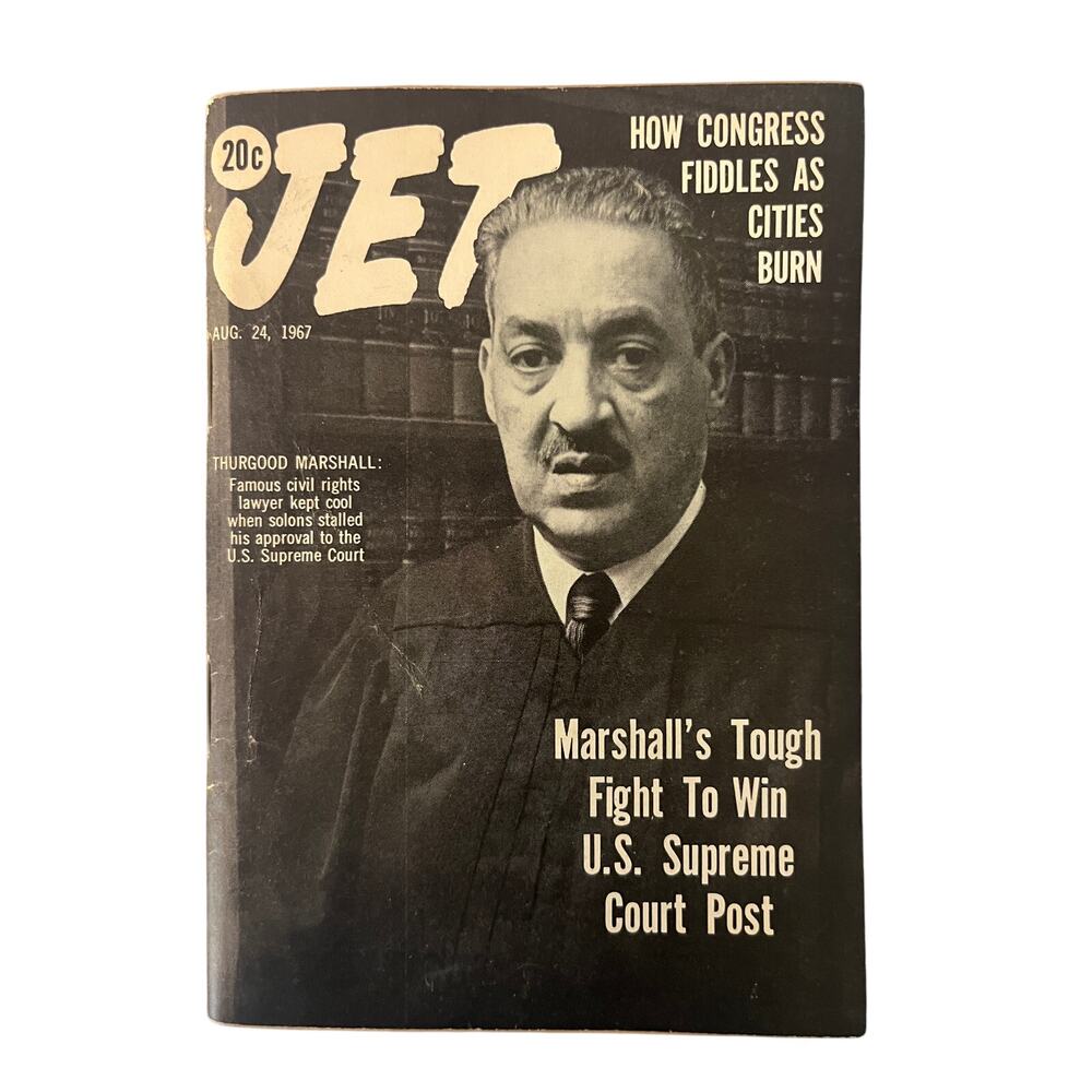 JET Magazine August 24 1967 Thurgood Marshall Supreme Court Civil Rights